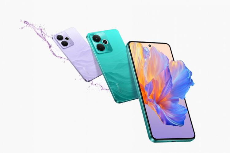 Ein neues Low-Cost-Smartphone Realme 14T mit ...