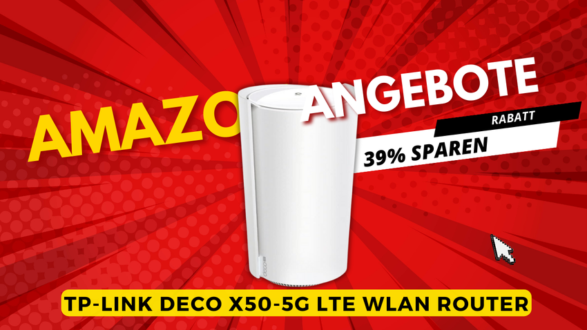 TP-Link Deco X50-5G Router – Sparen Sie jetzt 143€!