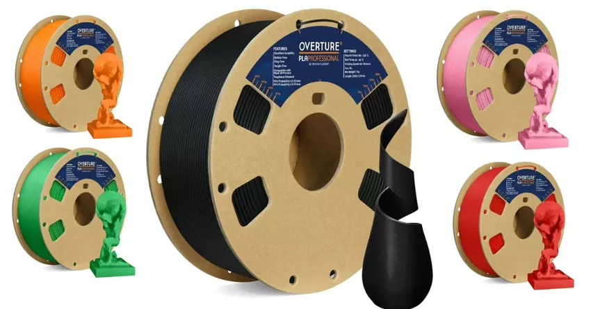 OVERTURE PLA+ pla filament vergleich