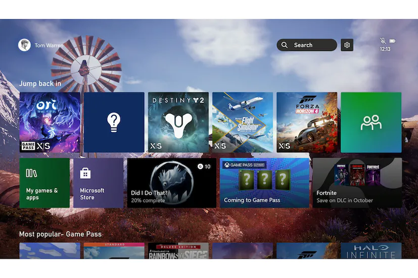 Eine große Werbung für Game Pass: Microsoft veröffentlicht neue Version des Xbox-Homescreens