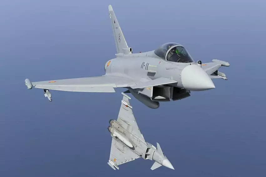 Eurofighter Typhoon. Illustration des spanischen Verteidigungsministeriums