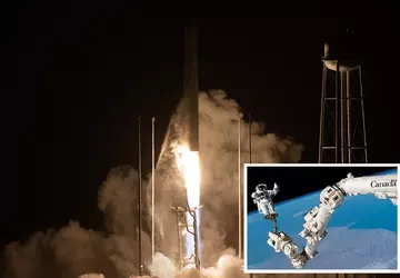 Northrop Grumman und die NASA schickten ...