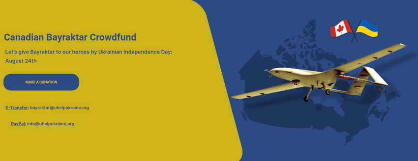 Kanada will der Ukraine zum Unabhängigkeitstag ein Drohnenflugzeug vom Typ Bayraktar TB2 schenken