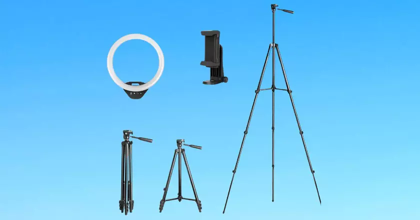 UBeesize Ring Light Ausziehbarer bester handyhalter für videoaufnahmen