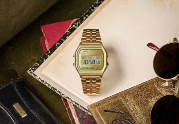 Casio Vintage A158WEGV-9A Uhr mit siebenjähriger ...