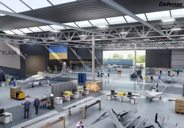 So wird die Baykar-Fabrik in der ...