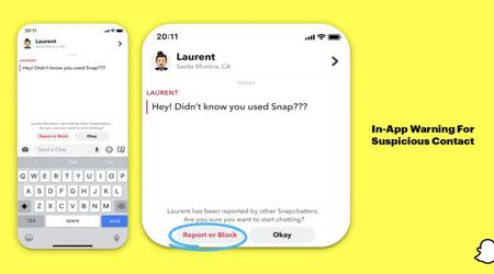 Snapchat führt Funktionen zum Blockieren verdächtiger Konten ein, um Teenager zu schützen