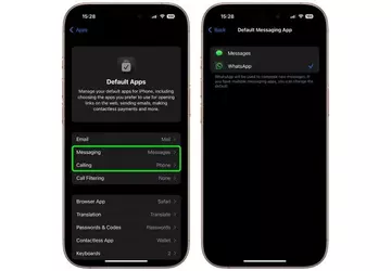 WhatsApp kann jetzt als Standard-App für ...
