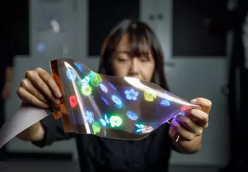 LG zeigte ein Display, das sich ...