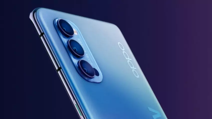 OPPO Reno 4 Smartphone stoppt eine Kugel