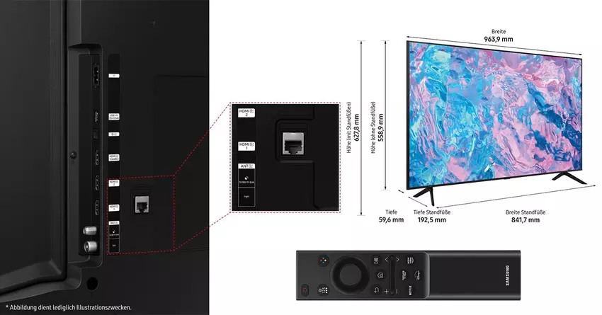 SAMSUNG 43-Zoll beste smart-tv mit internetbrowser