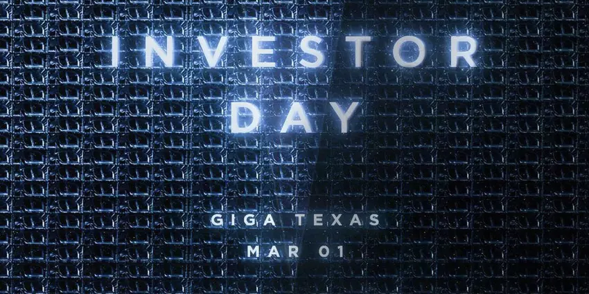 Tesla veranstaltet Investorentag am 1. März und erklärt, wie man die Kosten für Elektroautos um 50% senken kann