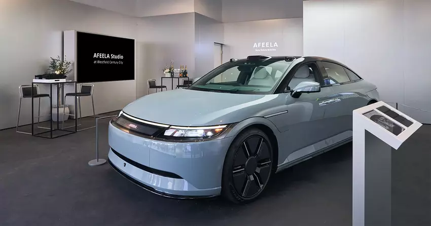 AFEELA 1 Ausstellungsraum von Sony und Honda