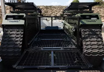 Die ukrainischen Streitkräfte werden THeMIS-Roboter einsetzen, ...