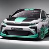 Skoda Enyaq RS Race in Bewegung