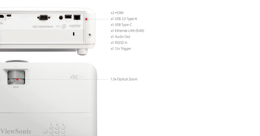 ViewSonic PX748-4K beamer nintendo switch