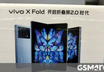 Vivo X Fold Marketingmaterialien lecken und ...