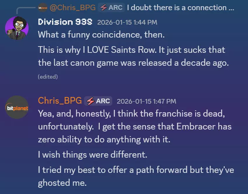 Bild im Zusammenhang mit der Saints Row-Franchise