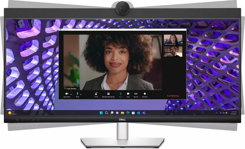 Dell hat einen gebogenen WQHD-Monitor mit Internetzugang und 90W-Schnellladefunktion zum Preis von $950 vorgestellt