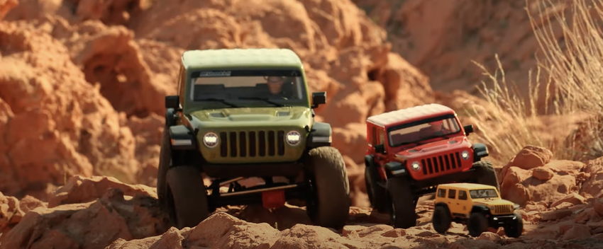 Jeep Wrangler Rubicon jetzt im riesigen Maßstab 1/6 von Axial herausgebracht