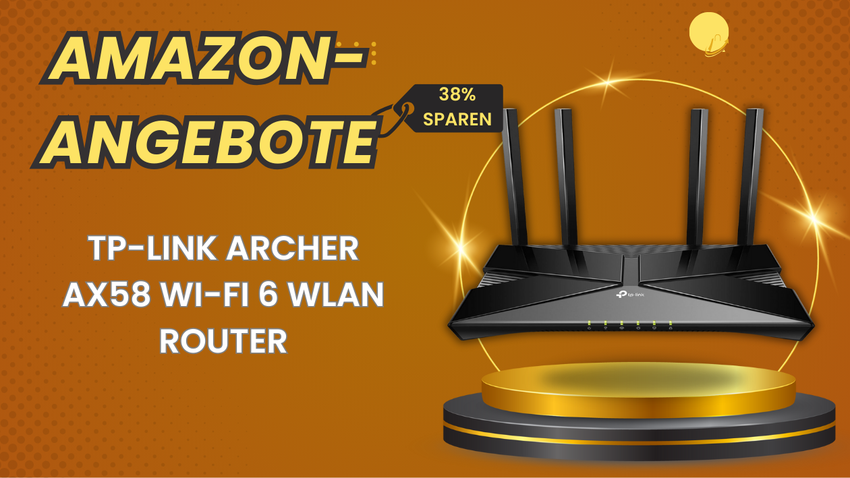TP-Link Archer AX58 Wi-Fi 6 Router – Jetzt mit 38% Rabatt erhältlich!
