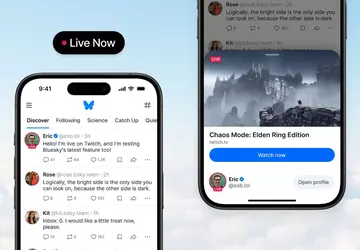 Bluesky hat Live Now für alle ...