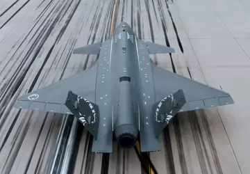 Das unbemannte Kampfflugzeug Bayraktar Kizilelma mit ...