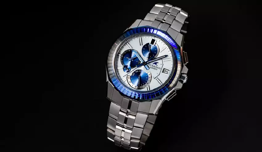 Casio hat die Oceanus Manta Luxus-Uhr mit einem Gehäuse aus Titan und einem Saphirglas-Lünette vorgestellt