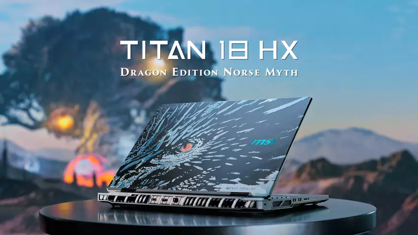 Titan 18HX-Laptop. Illustration: MSI