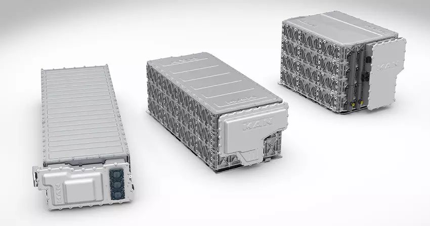 MAN Engines hat einen neuen Energiespeicher auf Basis von Nickel-Mangan-Kobalt-Batterien vorgestellt