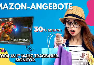 ARZOPA 16.1" Tragbarer Gaming Monitor – ...