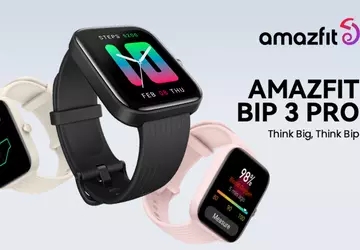 Amazfit Bip 3 Pro mit vier ...
