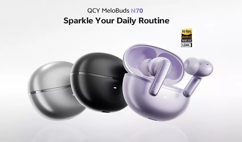 QCY MeloBuds N70: Drahtlose Kopfhörer mit MEMS-Technologie und 50 Stunden Nutzung