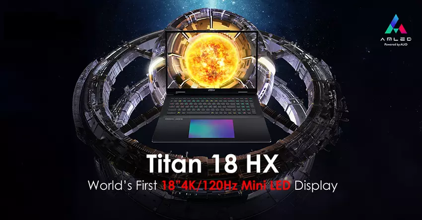 MSI kündigt das weltweit erste Notebook mit 120Hz-Display auf Basis eines 4K Mini-LED-Panels an