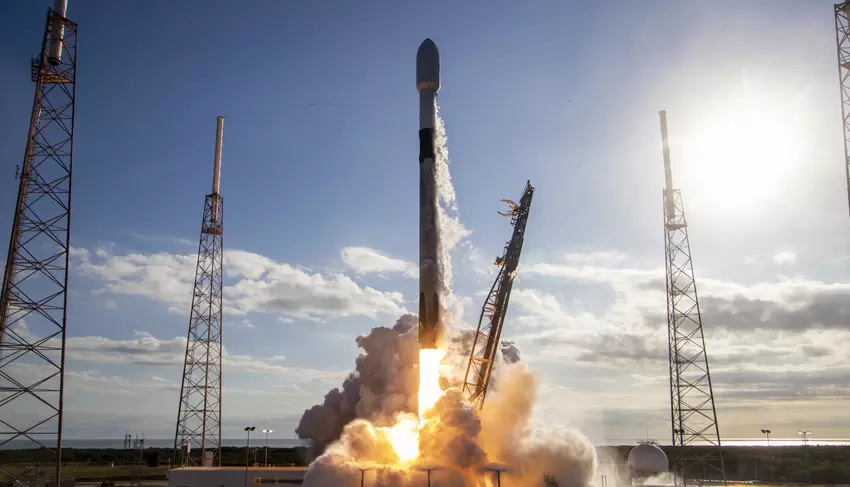 Historischer Raketenstart Falcon 9