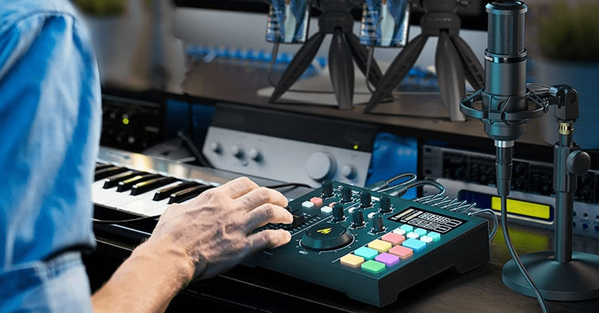 Audiomixer für Podcasts