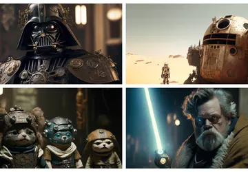 Neuronales Netzwerk stellt Planeten und ikonische ...