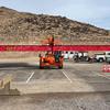 Eine Aufnahme von der Baustelle des Tesla Semi