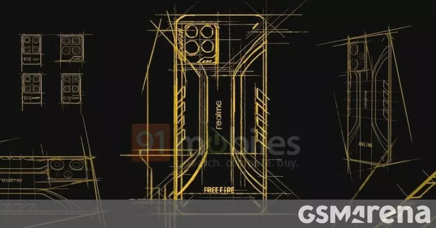Das Design der Realme 9 Pro+ Free Fire Edition wurde durch ein durchgesickertes Bild enthüllt