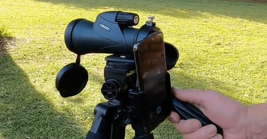 Gosky Piper 12x55 monocular mit smartphone adapter