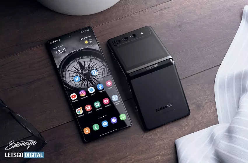 Gerücht: „Clamshell“ Samsung Galaxy Z Flip 4 bekommt ein vergrößertes Außendisplay