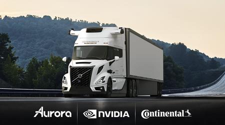 Aurora, Continental und NVIDIA haben sich zusammengetan, um bis 2027 unbemannte Lastwagen einzusetzen