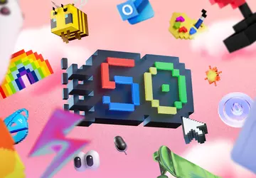 Microsoft hat zur Feier des 50-jährigen ...