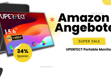 UPERFECT Portable Monitor 15,6" mit 34% ...