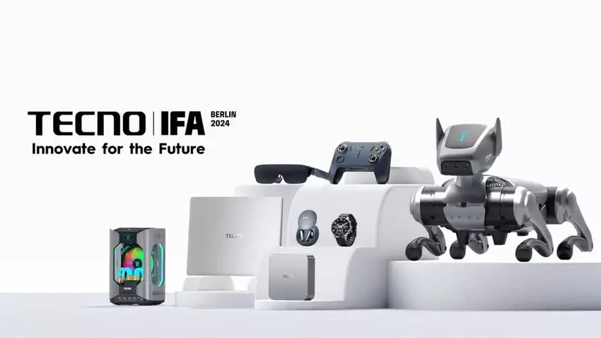 TECNO präsentiert auf der IFA 2024 einen Roboterhund, ein AR-Gaming-Set und weitere Neuheiten