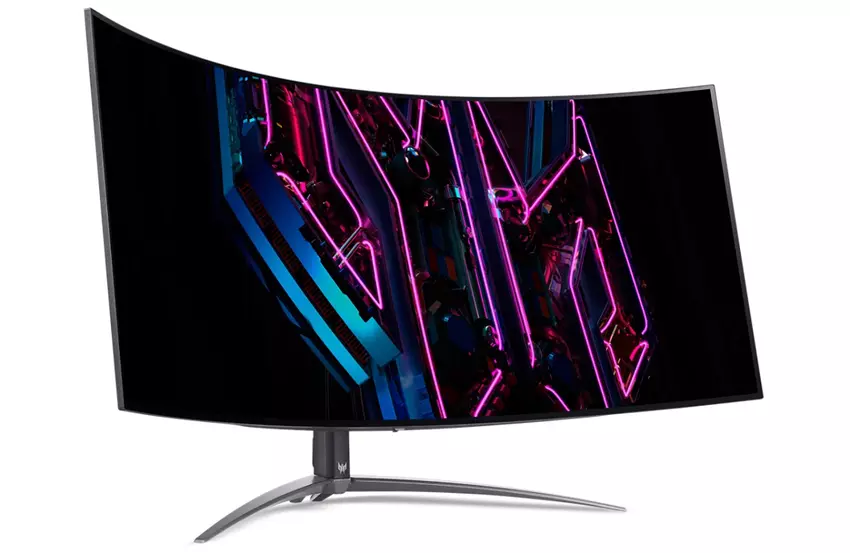 Der Acer Predator X45 Curved 3.4K Gaming Monitor mit 240Hz Bildwiederholrate kommt acht Monate nach seiner Ankündigung zu einem reduzierten Preis in den Handel