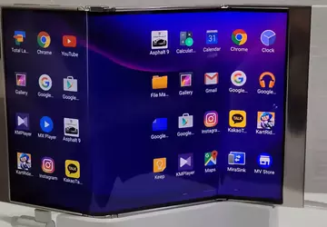 Samsung zeigt Prototyp des flexiblen, beidseitig ...