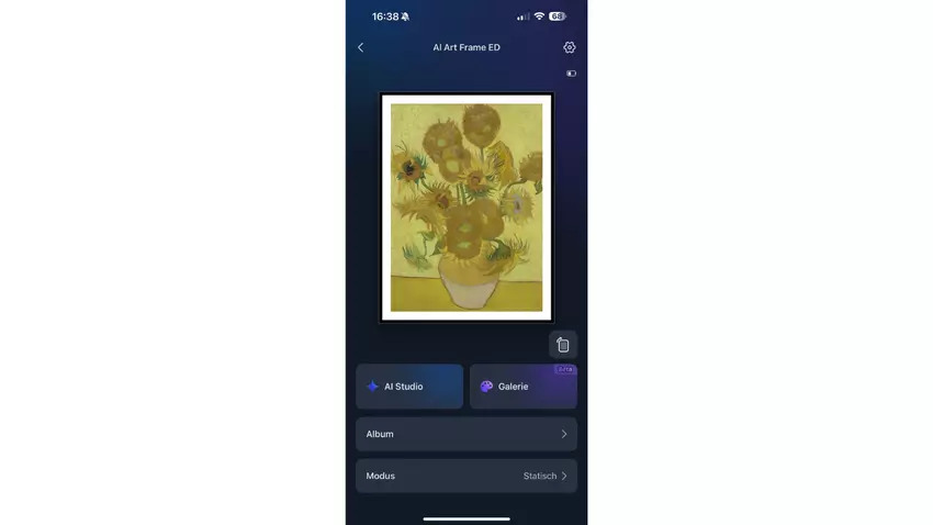 SwitchBot E Ink Kunstrahmen