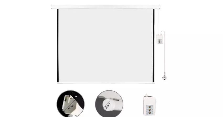 CCLIFE beste Beamer-Leinwand motorisiert