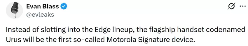 Render von Motorola Signature